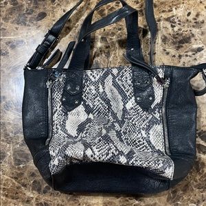 Snake skin crossbody/shoulder bag